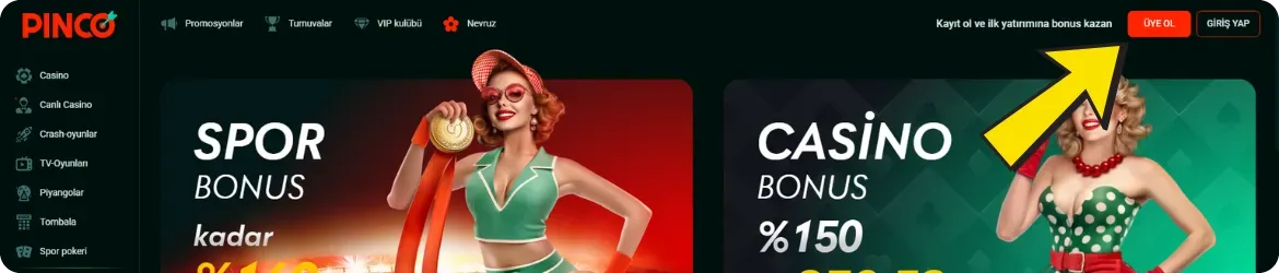 Hesap oluşturun