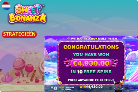 Strategieën voor het spelen van Sweet Bonanza