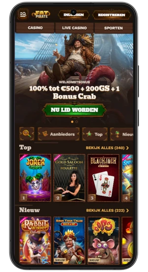 Casino's zoeken en selecteren