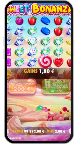 Activer les bonus dans Sweet Bonanza