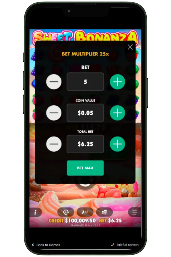 Sweet Bonanza Establecer Apuesta