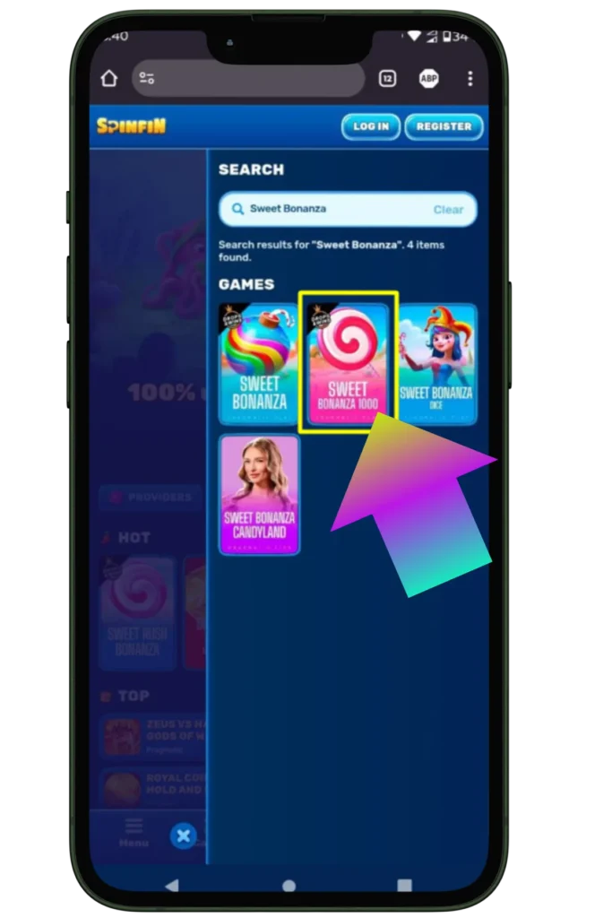 choose sweet bonanza