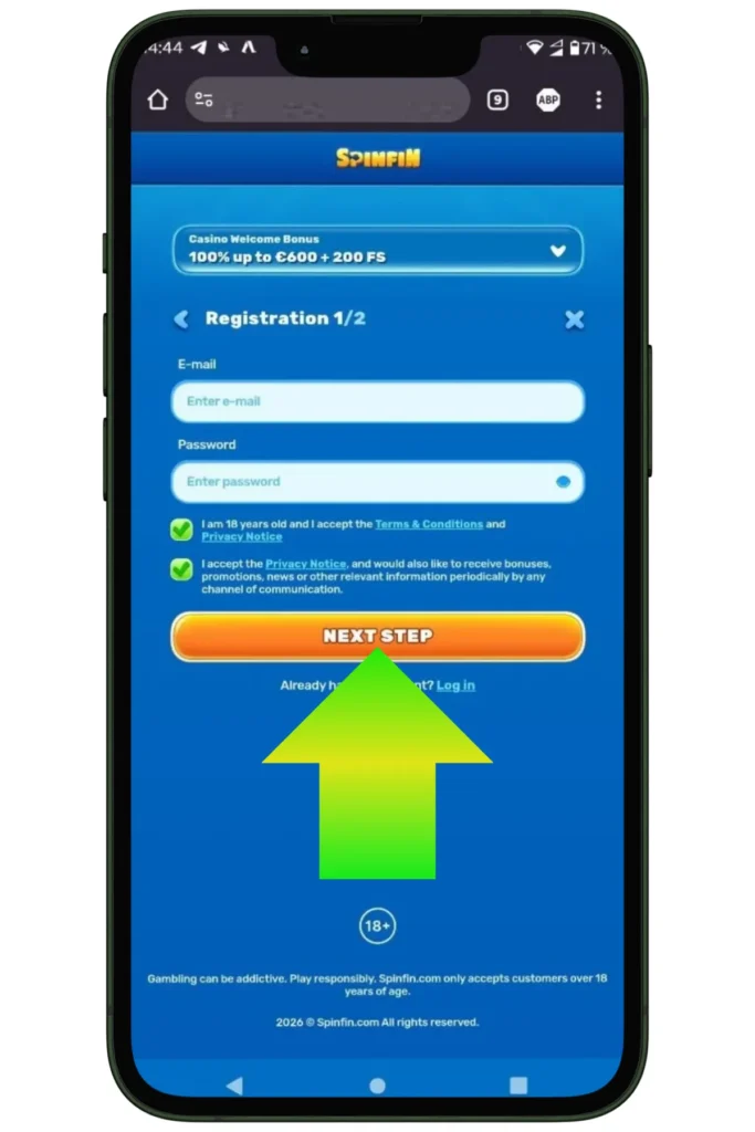 continue registration