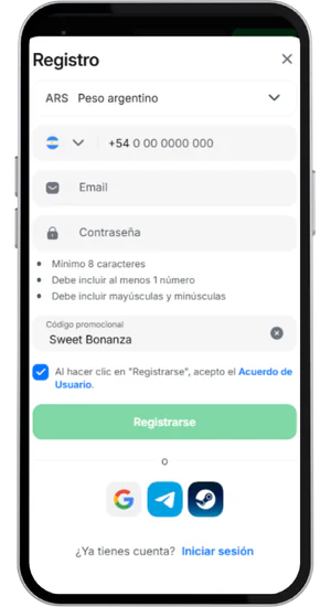 Sweet Bonanza Promocode arg Código promocional
